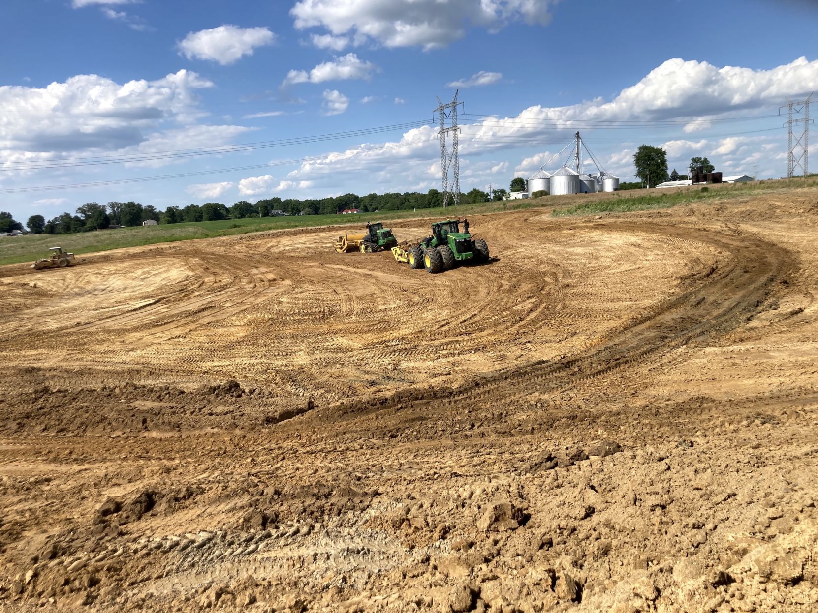 Fishing lake earthwork